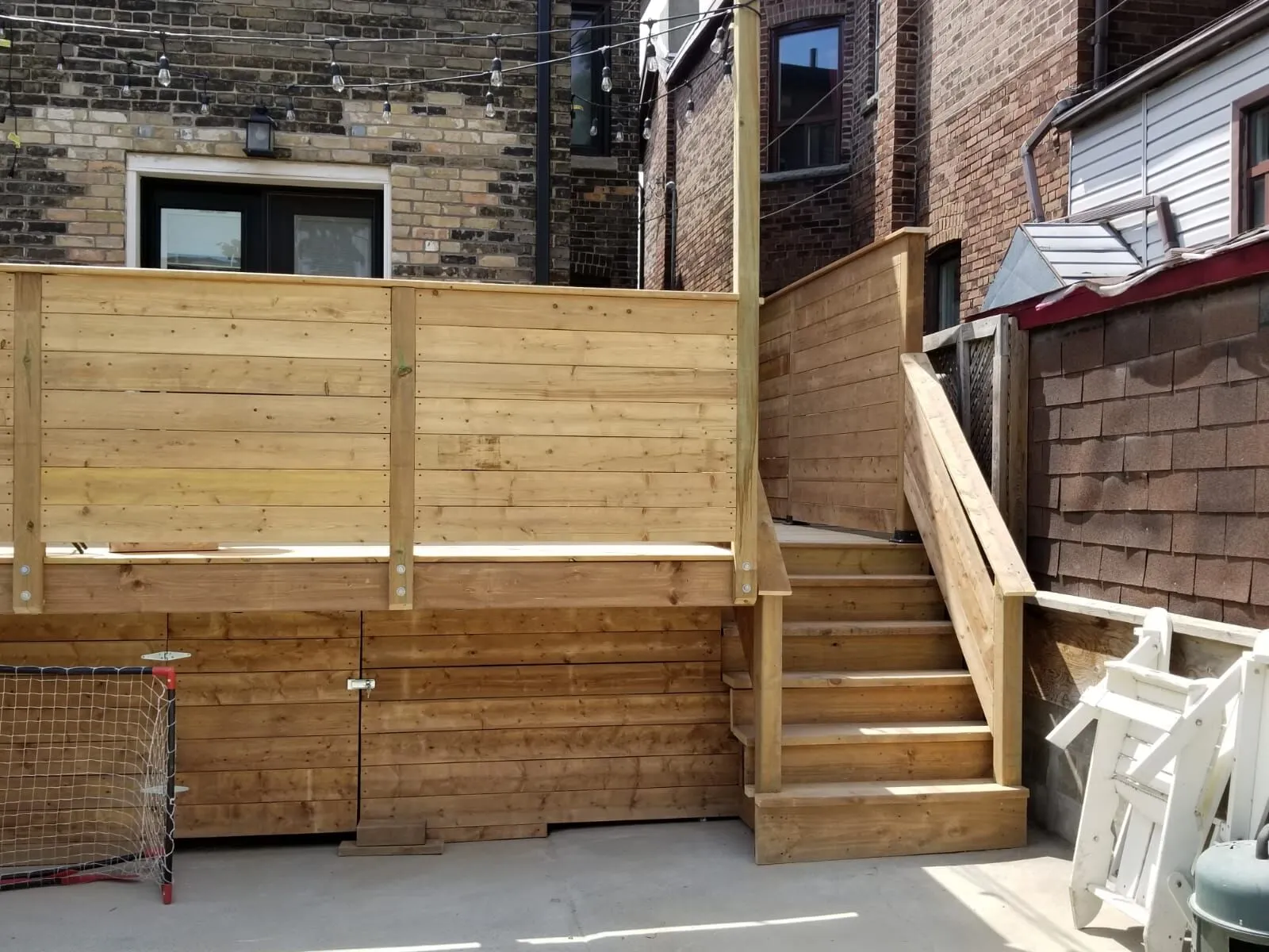 Deck or fence built by EH Contracting