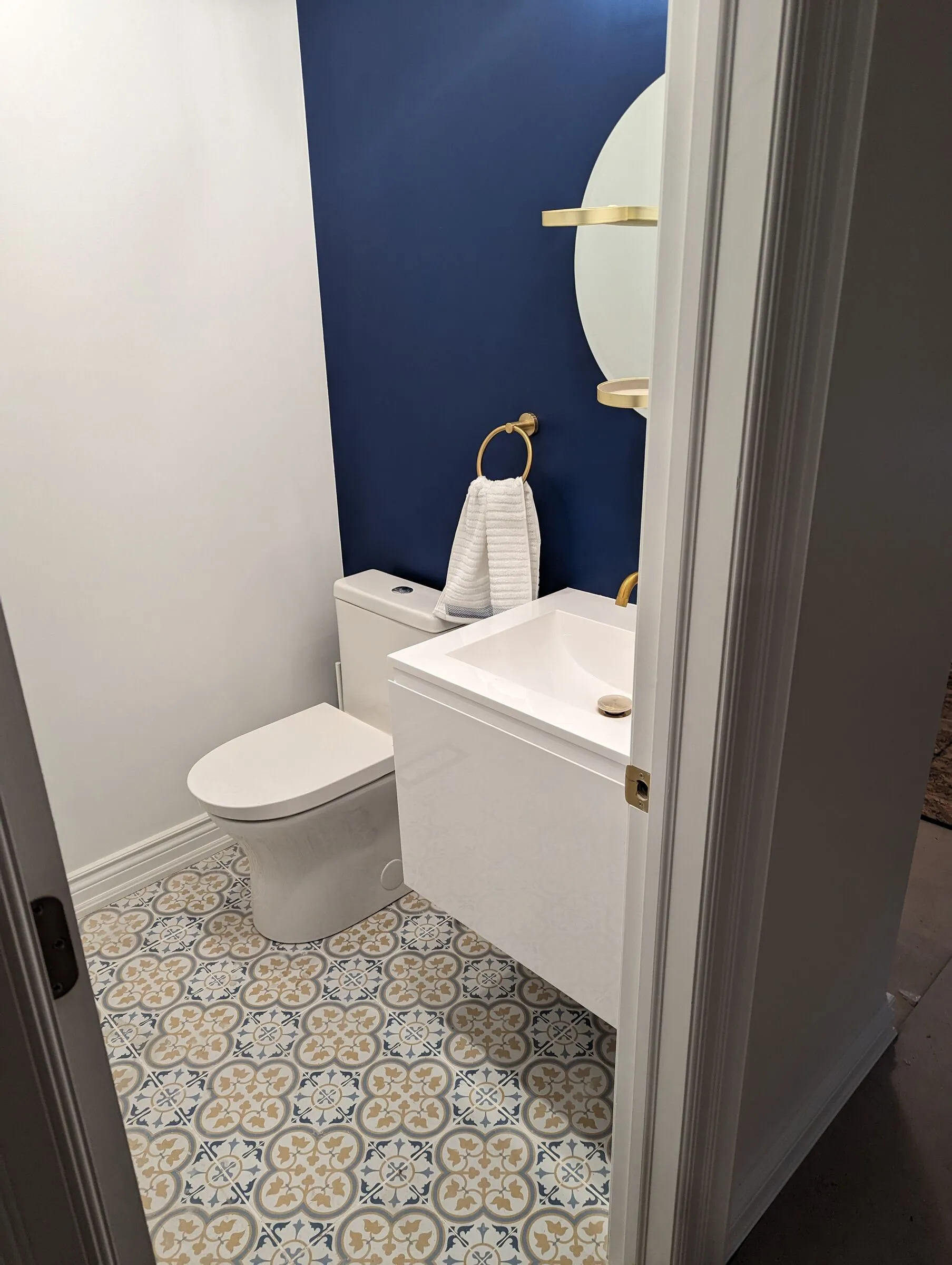 Bathroom renovated by EH Contracting