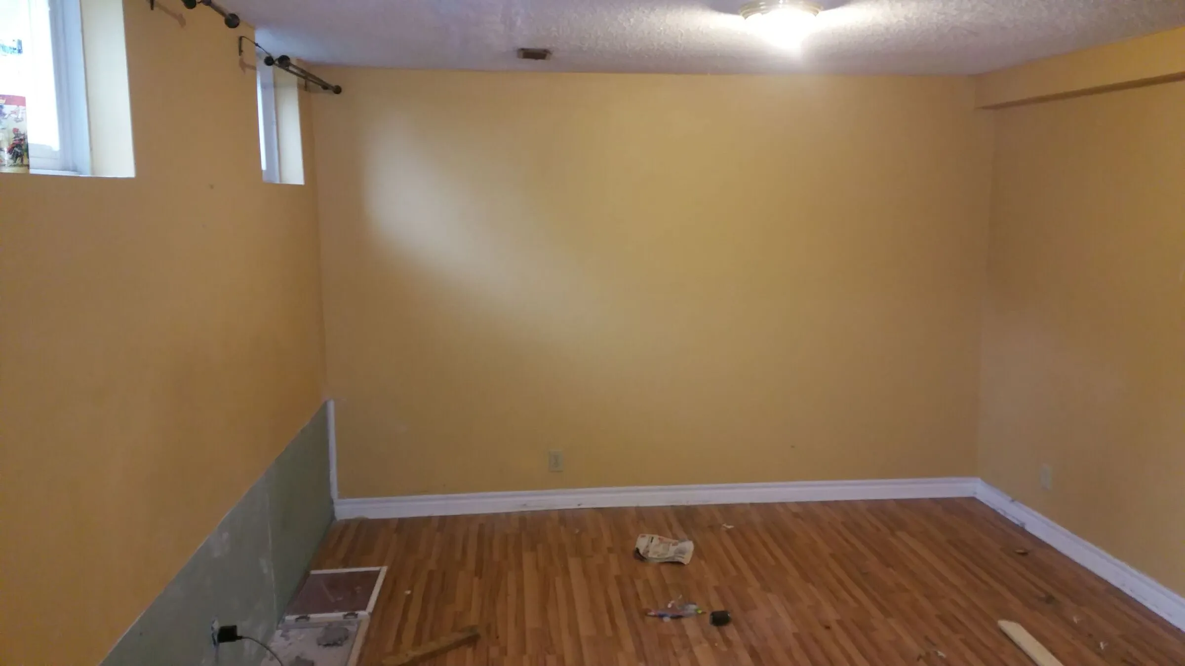 Basement finished by EH Contracting